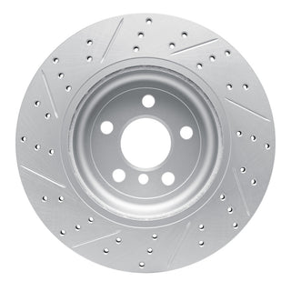DFC Drilled & Slotted Geoperformance Rotor (LEFT REAR): Toyota GR Supra (20-26)
