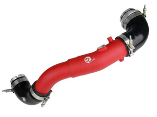 AFE BladeRunner Aluminum Hot Charge Pipe (Red): Toyota GR Supra 3.0L Turbo 2020 - 2024