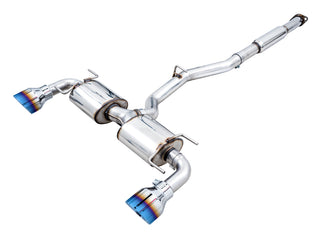 AWE Touring Edition Exhaust - Vapor Blue Tips: Scion FR-S / Subaru BRZ / Toyota 86 / GR86 2013 - 2026