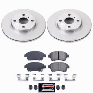 PowerStop Front Z23 Coated Brake Kit: Scion xA 2004 - 2006