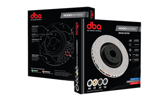DBA 17-20 Subaru BRZ Brembo Front 4000 Series Plain Rotor