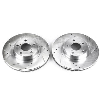 PowerStop Evolution Drilled & Slotted Rotors (FRONT): BRZ/FR-S/86 (JBR730XPR)