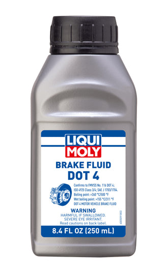 LIQUI MOLY Brake Fluid DOT 4: Fits Most Scion/BRZ/FR-S/86/GR86 Models