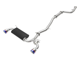 Takeda Cat-Back Exhaust System (w/ Titanium Tips): Toyota GR Supra 3.0L Turbo 2020 - 2024