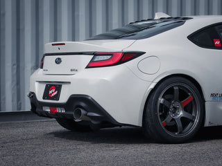 Takeda Cat-Back Exhaust System (Single Exit, Brushed Tip): Scion FRS (13-16) / Subaru BRZ (13-24) / Toyota 86 (17-20) / GR86 (22-24) 2.0L / 2.4L