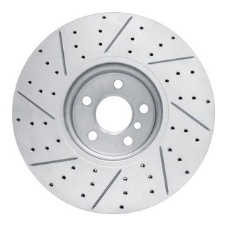 DFC Drilled & Slotted Geoperformance Rotor (LEFT FRONT): Toyota GR Supra (20-26)