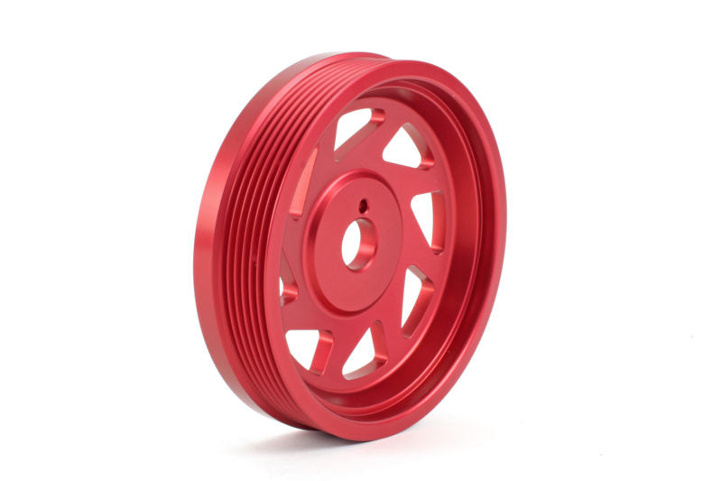 Perrin Lightweight Crank Pulley (Red): Scion FRS (13-16) / Subaru BRZ (13-20) / Toyota 86 (17-20)