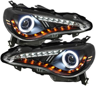 Spyder CCFL Halo Projector Headlights (Black): Scion FR-S 2013 - 2016