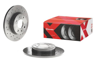 Brembo UV Coated Xtra Cross Drilled Rotor (FRONT): BRZ/FR-S/86
