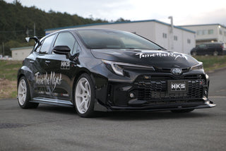 HKS Type-S Front Bumper Spoiler (FRONT): Toyota GR Corolla 2023+ w/ FRP + CFRP Endplates