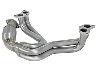 AFE Twisted Steel Long Tube Header w/Cat: Scion FRS (13-16) / Subaru BRZ (13-20) / Toyota 86 (17-20) 2.0L