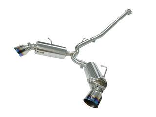 Takeda Cat-Back Exhaust System (Titanium Tips): Scion FRS (13-16) / Subaru BRZ (13-24) / Toyota 86 (17-20) / GR86 (22-24) 2.0L / 2.4L