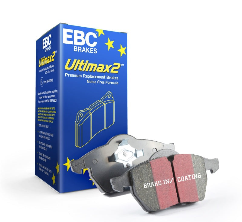 EBC 12+ Subaru BRZ 2.0 (solid rear rotors) Ultimax2 Rear Brake Pads