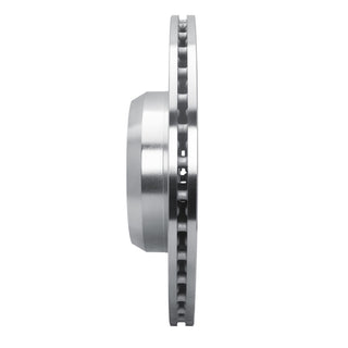 R1 Concepts Drilled & Slotted Silver Brake Rotor (FRONT RIGHT): Toyota GR Supra (20-26)