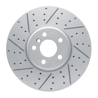 DFC Drilled & Slotted Geoperformance Rotor (RIGHT FRONT): Toyota GR Supra (20-26)