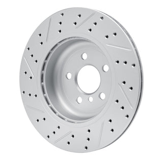 DFC Drilled & Slotted Geoperformance Rotor (LEFT REAR): Toyota GR Supra (20-26)