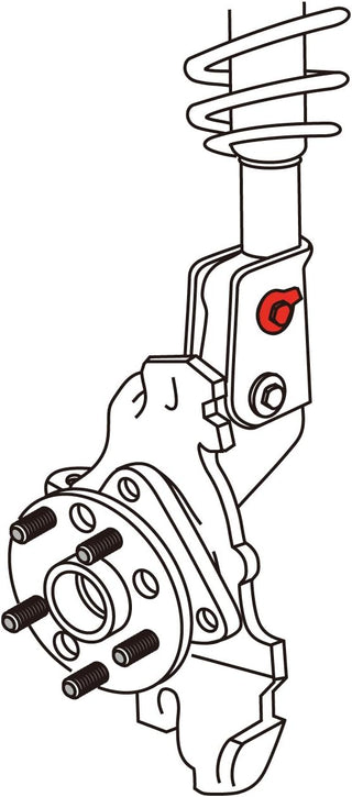 SPC Performance Front Camber Kit: Scion xB 2008 - 2015 (xB2)