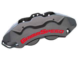 GrimmSpeed 4-Piston Brake Caliper Kit (for 326mm Rotor) - Grey: Scion FR-S / Subaru BRZ / Toyota 86 / GR86 2013 - 2026