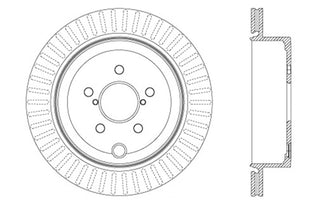 StopTech Drilled Sport Brake Rotor: BRZ/FR-S/86/GR86