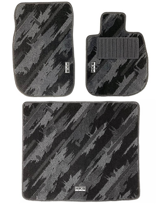 HKS Mono-Tone Floor Mats Full Set: Toyota GR Supra 2020+ LHD