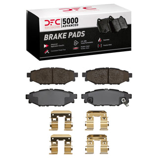 DFC 5000 Advanced Ceramic Brake Pads and Hardware Kit (REAR): BRZ/FR-S/86