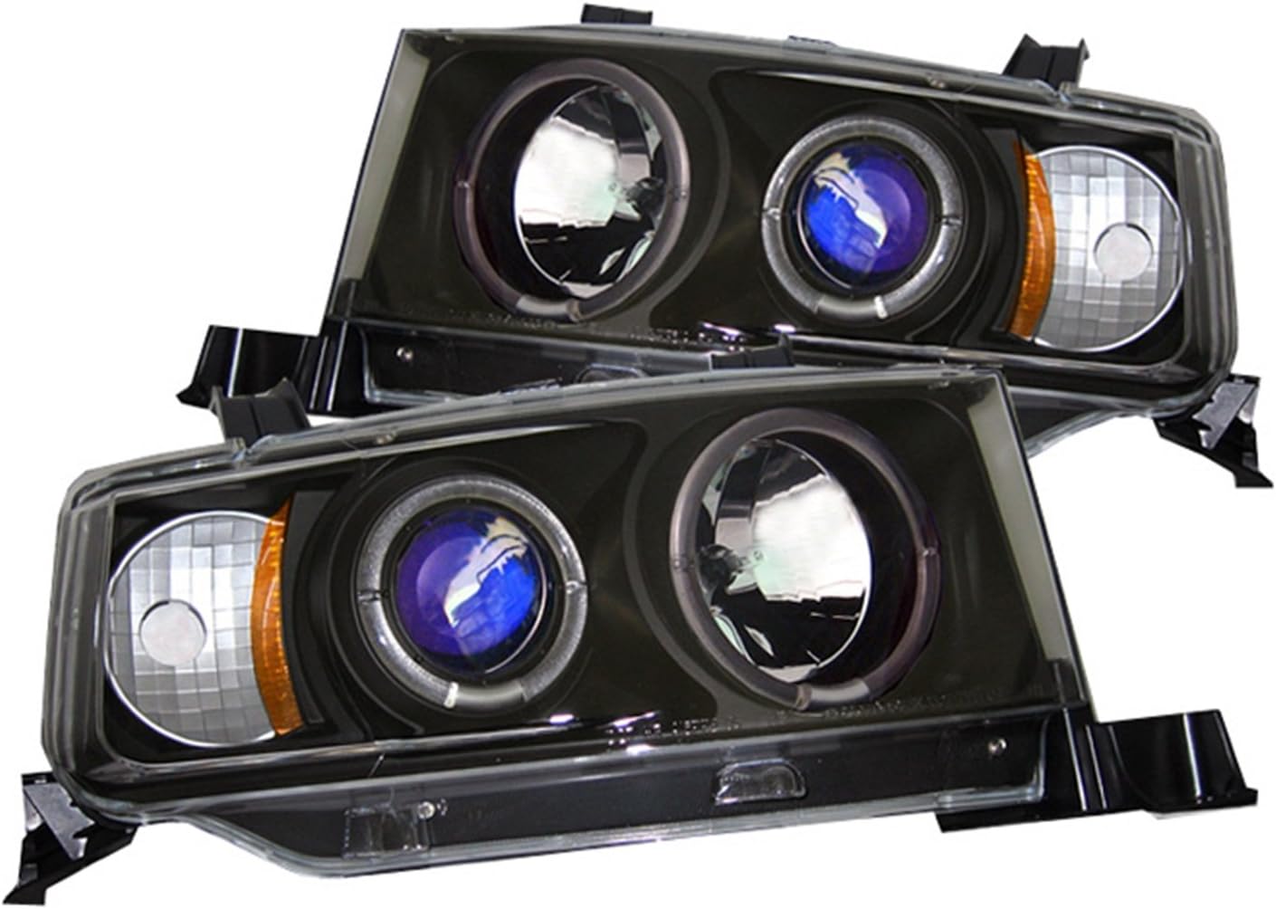 Spyder Dual Halo Projector Headlights (Black): Scion xB 2004 - 2006