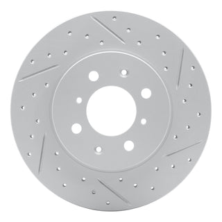 DFC 12-15 Scion Iq Front Right Drilled & Slotted Geoperformance Rotor
