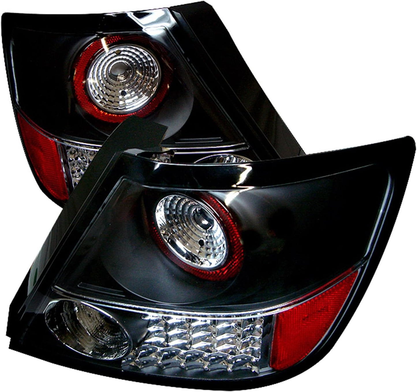 Spyder Black LED Tail Lights: Scion tC 2005 - 2010