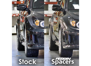 PERRIN Subaru/Toyota/Scion 15mm Wheel Spacers (Slip-On Style W/Studs) 5x114.3 & 5x100 56mm CB -