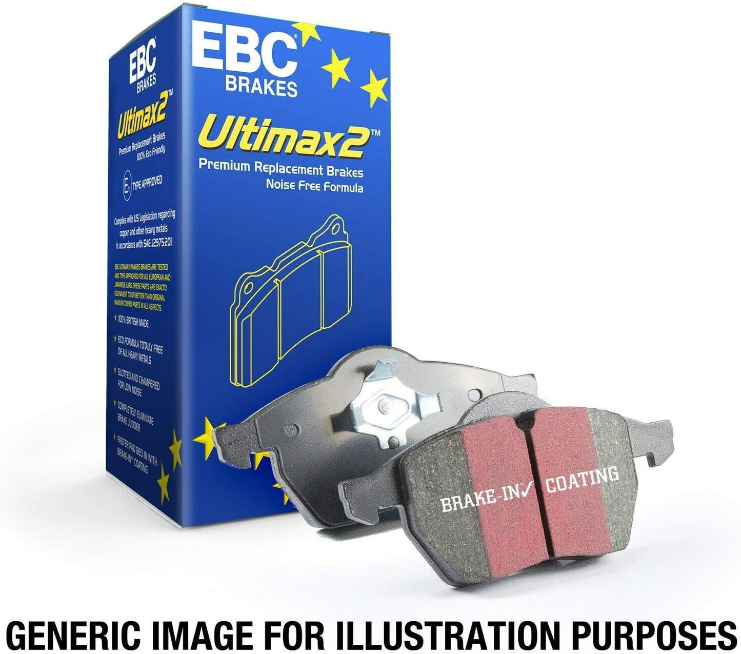 EBC Ultimax Rear Brake Pads: Scion xB 2008 - 2015 (xB2)