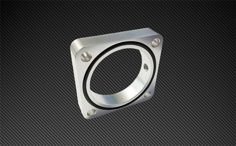 Torque Solution Throttle Body Spacer 2013+ Subaru BRZ/Scion FR-S - Silver