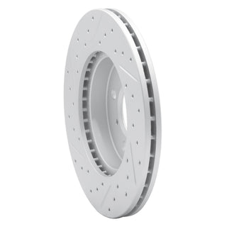 DFC 12-15 Scion Iq Front Right Drilled & Slotted Geoperformance Rotor
