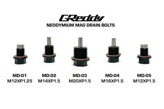 GReddy Neodymium Magnetic Drain plug M12xP1.5: Toyota GR Supra 2020 - 2026