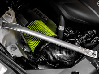 AWE S-FLO Carbon Fiber Cold Air Intake: Toyota GR Supra 3.0L Turbo 2020 - 2024