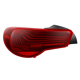 AlphaRex LUXX-Series LED Tail Lights - Red: Scion FR-S / Subaru BRZ / Toyota 86 2013 - 2021
