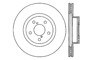 StopTech Drilled Sport Brake Rotor (LEFT): BRZ/FR-S/86/GR86