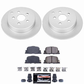 PowerStop Rear Z23 Coated Brake Kit: Scion tC 2005 - 2010