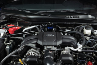 HPS Performance Aluminum Oil Catch Can Kit 2022-2025 Subaru BRZ 2.4L FA24D, Blue, 860-026BL
