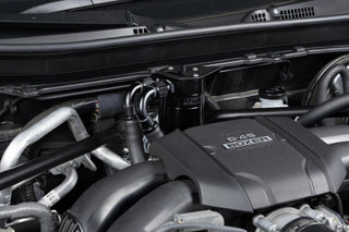 HPS Performance Aluminum Oil Catch Can Kit 2022-2025 Subaru BRZ 2.4L FA24D, Black, 860-026WB