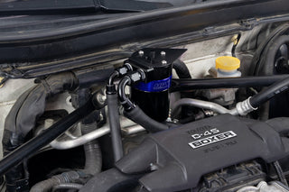 HPS Performance Aluminum Oil Catch Can Kit 2013-2016 Scion FRS, Blue, 860-030BL