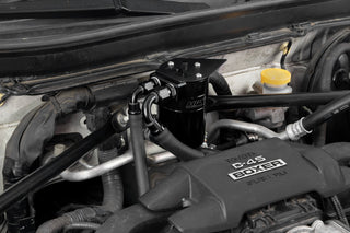 HPS Performance Aluminum Oil Catch Can Kit 2013-2016 Scion FRS, Black, 860-030WB