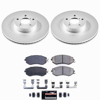 PowerStop Front Z23 Coated Brake Kit: Scion FR-S / Subaru BRZ 2013 - 2016
