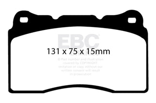 EBC Bluestuff Front Brake Pads: BRZ/FR-S/86/GR86