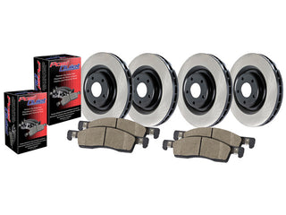 Centric OE Coated Front & Rear Brake Kit (4-Wheel): Scion FRS (13-16), Subaru BRZ (13-20) & Toyota 86 (17-20)