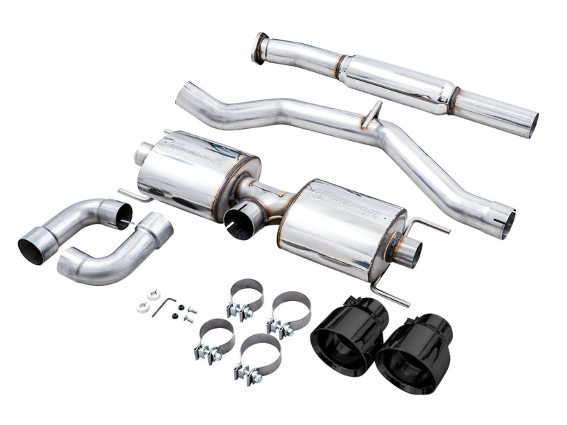 AWE Touring Edition Cat-Back Exhaust (Black Tips): Toyota GR86 & Subaru BRZ 2.4L 2022 - 2024