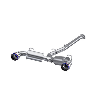 MBRP Cat Back Exhaust System (Street Profile, Titanium Tips): Scion FRS (13-16) / Subaru BRZ (13-24) / Toyota 86 (17-20) / GR86 (22-24) 2.0L / 2.4L