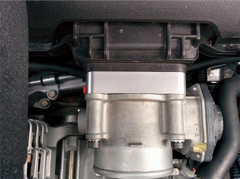 Torque Solution Throttle Body Spacer 2013+ Subaru BRZ/Scion FR-S - Silver