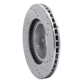 R1 Concepts Drilled & Slotted Silver Brake Rotor (FRONT LEFT): BRZ/FR-S/86 (631-13009L)