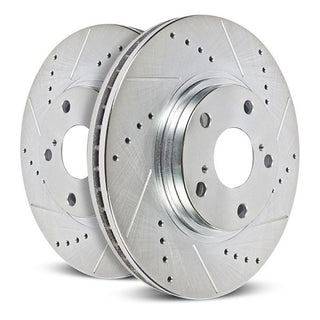 PowerStop Evolution Drilled & Slotted Rotors (FRONT): BRZ/FR-S/86 (JBR1179XPR)
