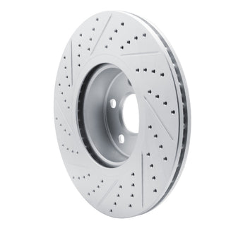 DFC Drilled & Slotted Geoperformance Rotor (FRONT RIGHT): Toyota GR Supra (20-26)